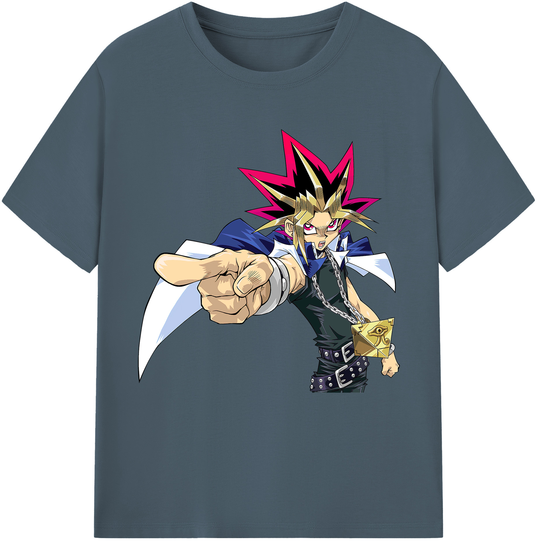 （画像用） 遊☆戯☆王 Yu-Gi-Oh! 綿100％半袖Tシャツ（フロントプリント）